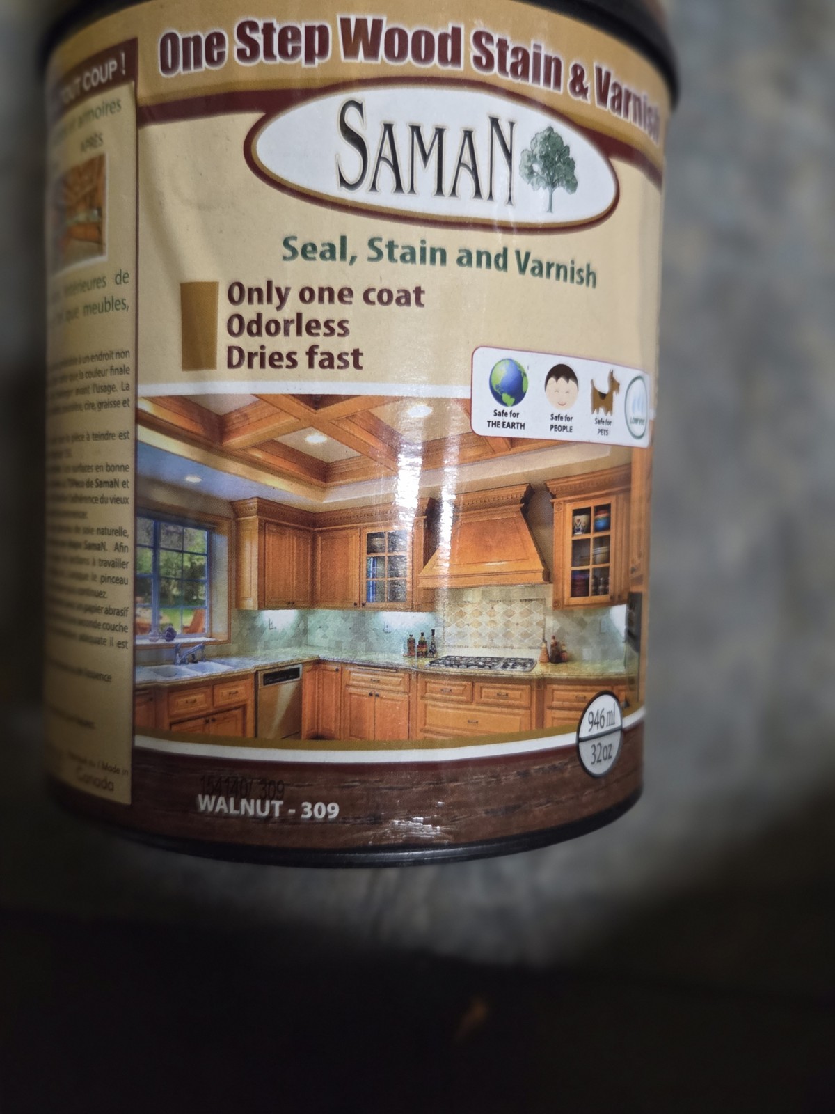Saman Walnut 309 32 oz
