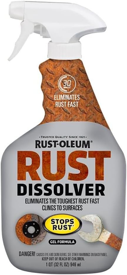 Rust Dissolver Trigger Spray Gel | Heavy-Duty Corrosion Remover for Metal Tools