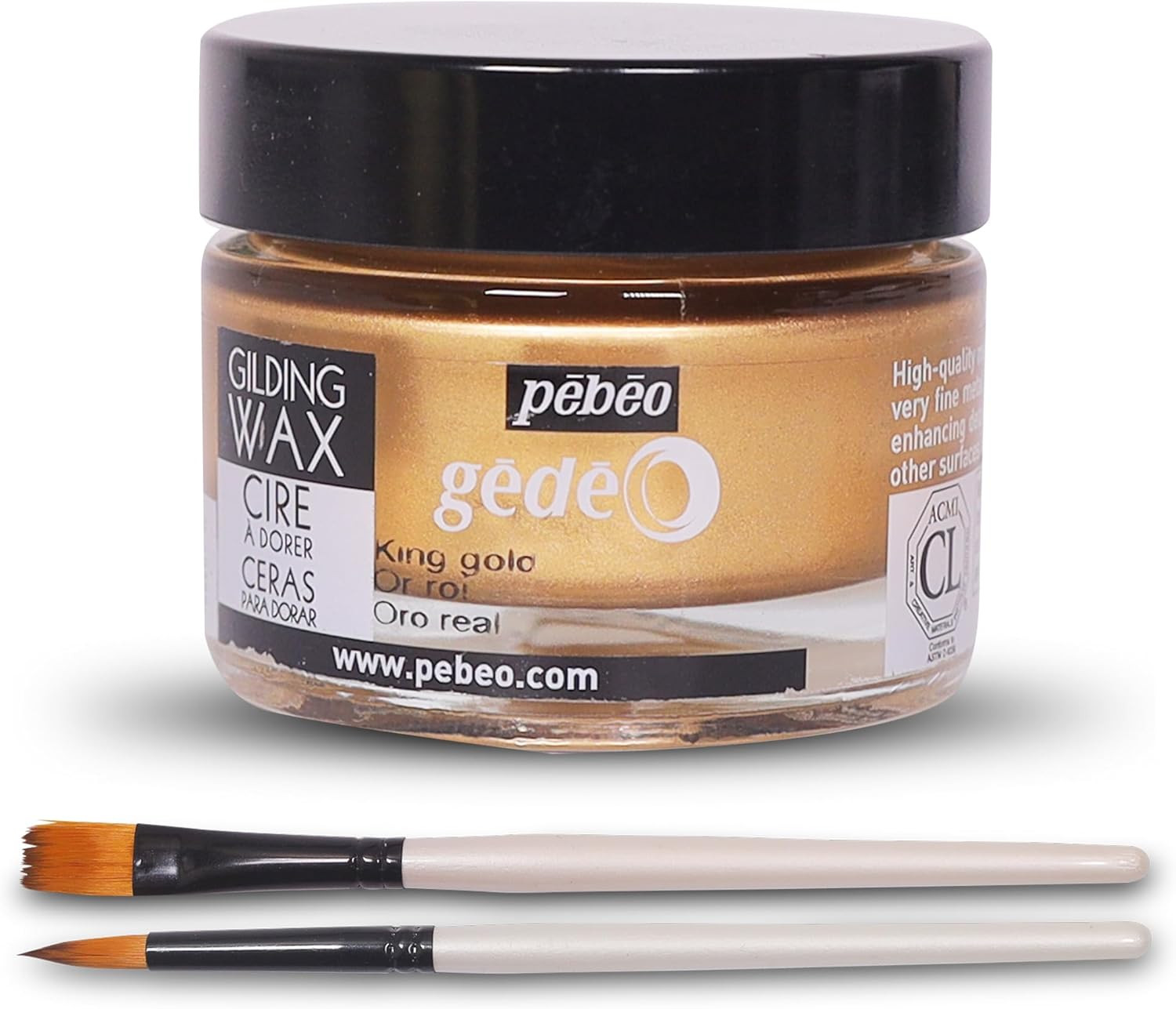 Gilding Wax 30Ml – King Gold Gilding Wax for Crafting, Antiquing Wax for Crafts