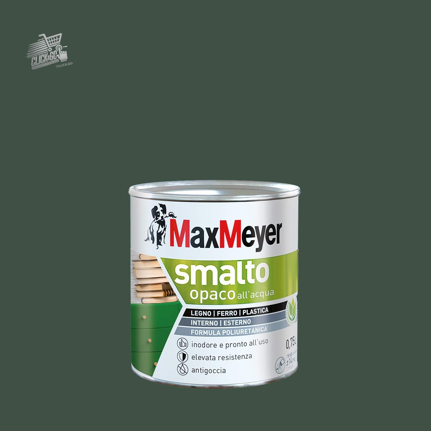 Maxmeyer 750ml Matte Plastic Iron Wood Water Enamel