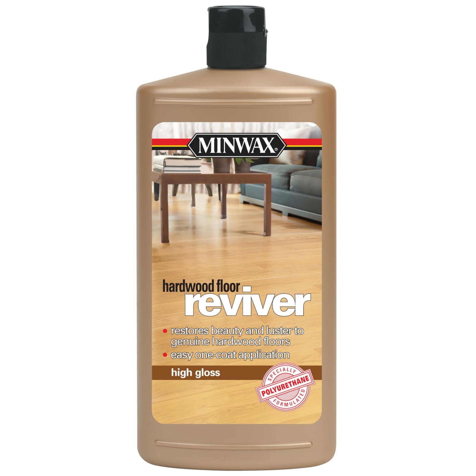 Minwax Hardwood Floor Reviver, High Gloss, 32 oz. Gloss