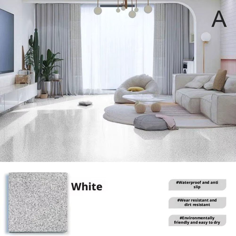 Louis Forest Epoxy Floor Paint, High-Gloss Marble Finish, Waterproof, Water-Base