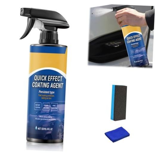 Car Quick Effect Coating Agent Spray, 3 in 1 High Protection Quick Car 4 fl oz