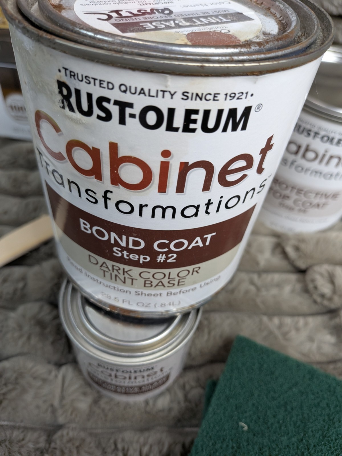 Cabinet Stain Kit DARK Rustic Rust-Oleum Transformations Coating Kit 258240