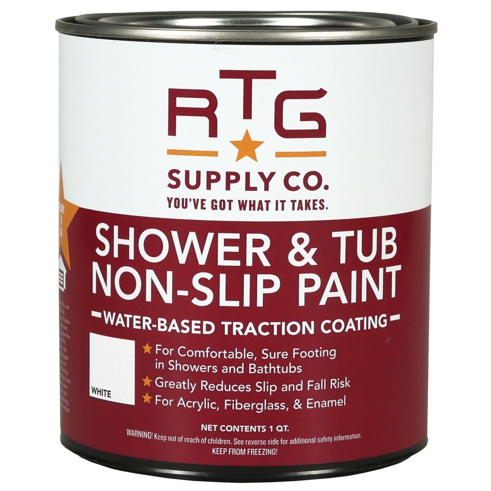 RTG Shower & Tub Non-Slip Paint (Quart, White)