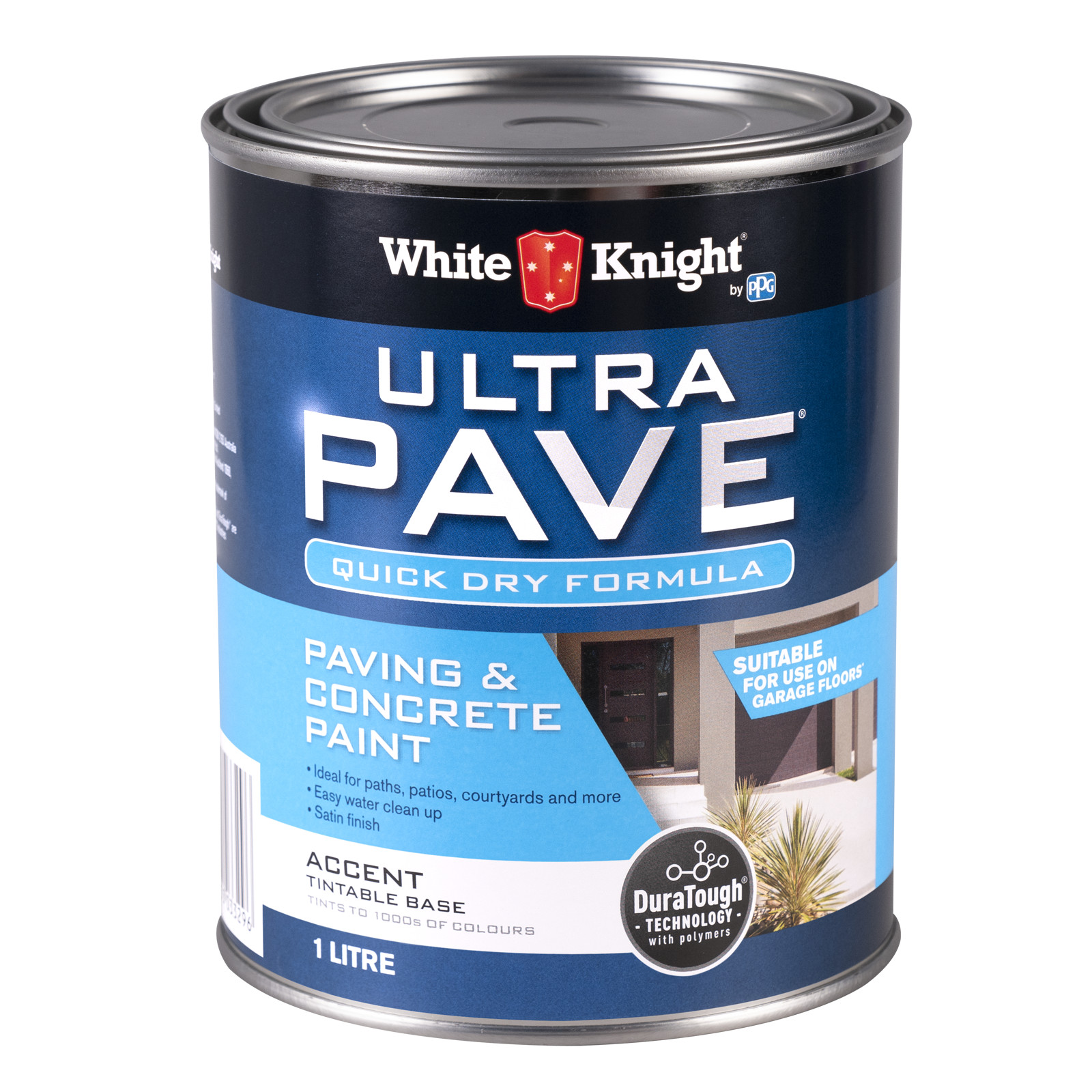 White Knight Ultra Pave 1L Accent Quick Dry Paving and Concrete Paint