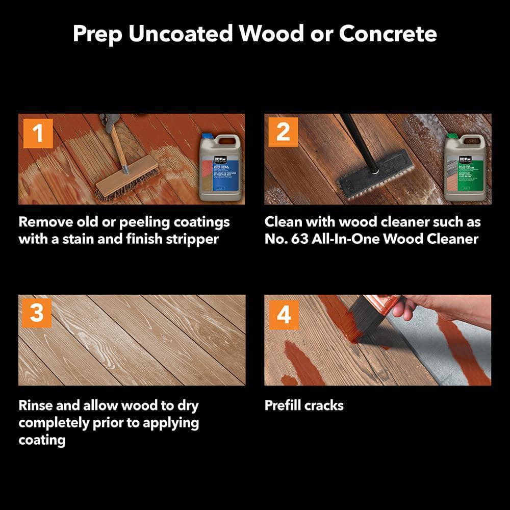 BEHR Advanced DeckOver 5 Gal #SC-330 Redwood Smooth Exterior Wood Deck Coating