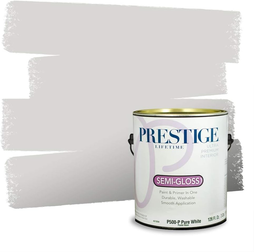Interior Paint & Primer in One – Semi-Gloss Washable Latex, Low VOC, 1 Gallon