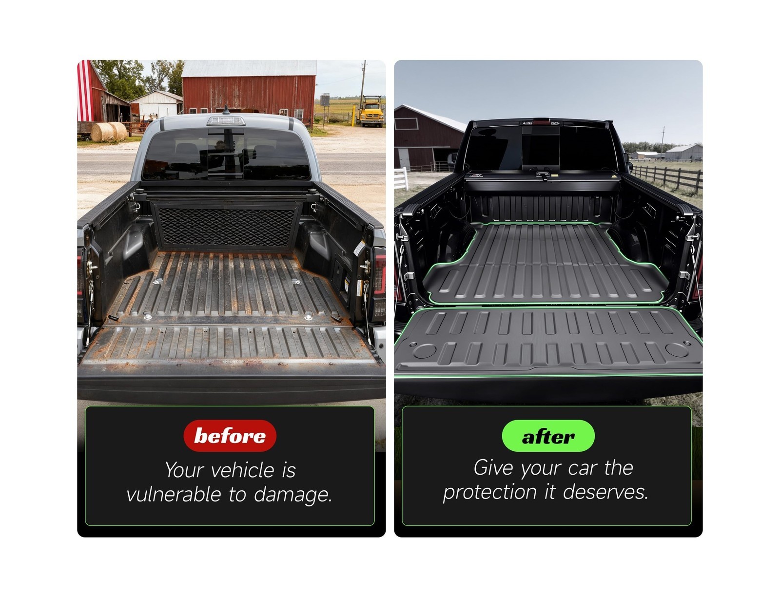 Truck Bed Liner & Tailgate Liner for Ram 1500/1500 RHO 2019-2026 Short Bed (5…