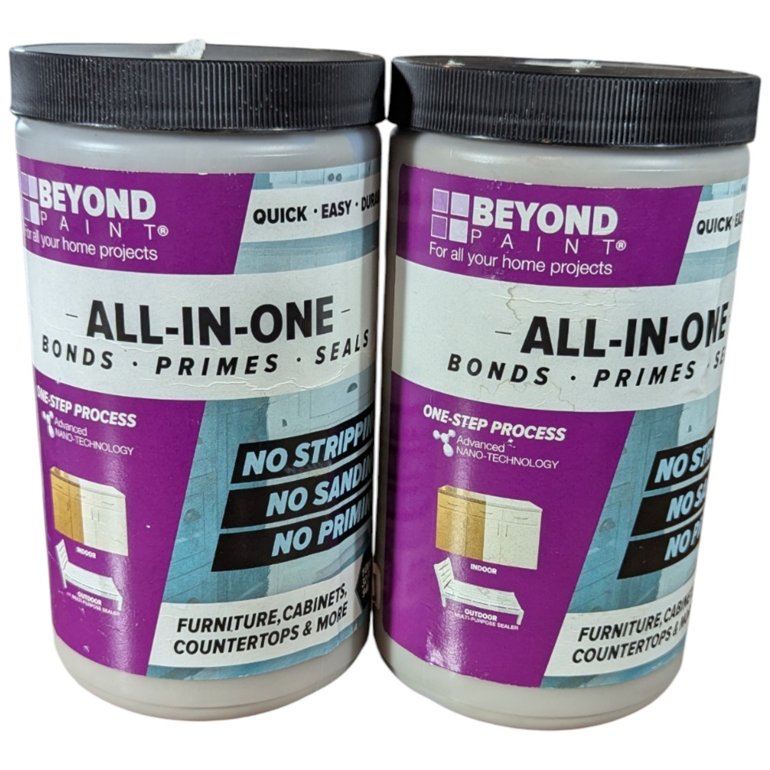 Beyond Paint All-in-One Paint Pebble 2 Quarts Refinishing 2091503