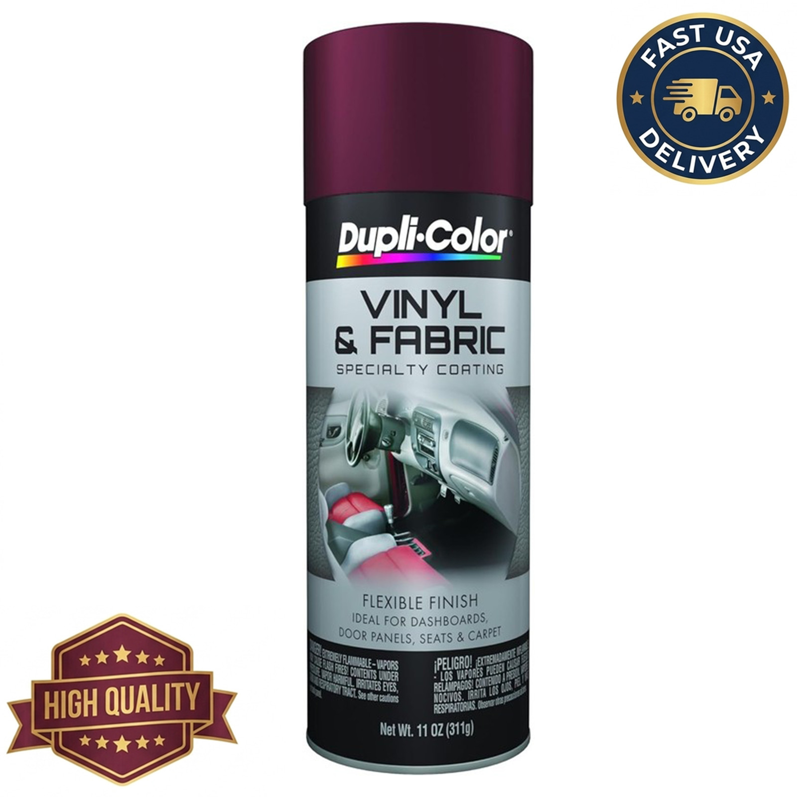 HVP106 Vinyl and Fabric Coating Spray Paint – Burgundy – 11 Oz Aerosol Can New