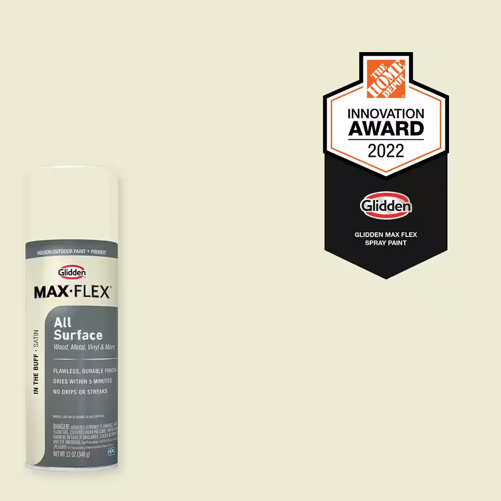 12 Oz. Satin in the Buff Interior/Exterior All Surface Spray Paint and Primer