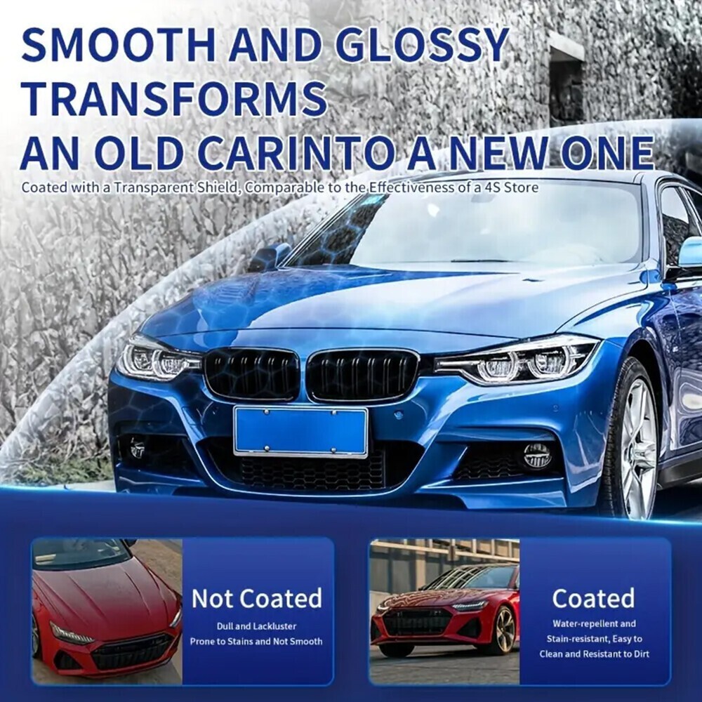 500ML Set Sopam* Car Coating Spray Protection Quick Car Wax Polish Motorcycle