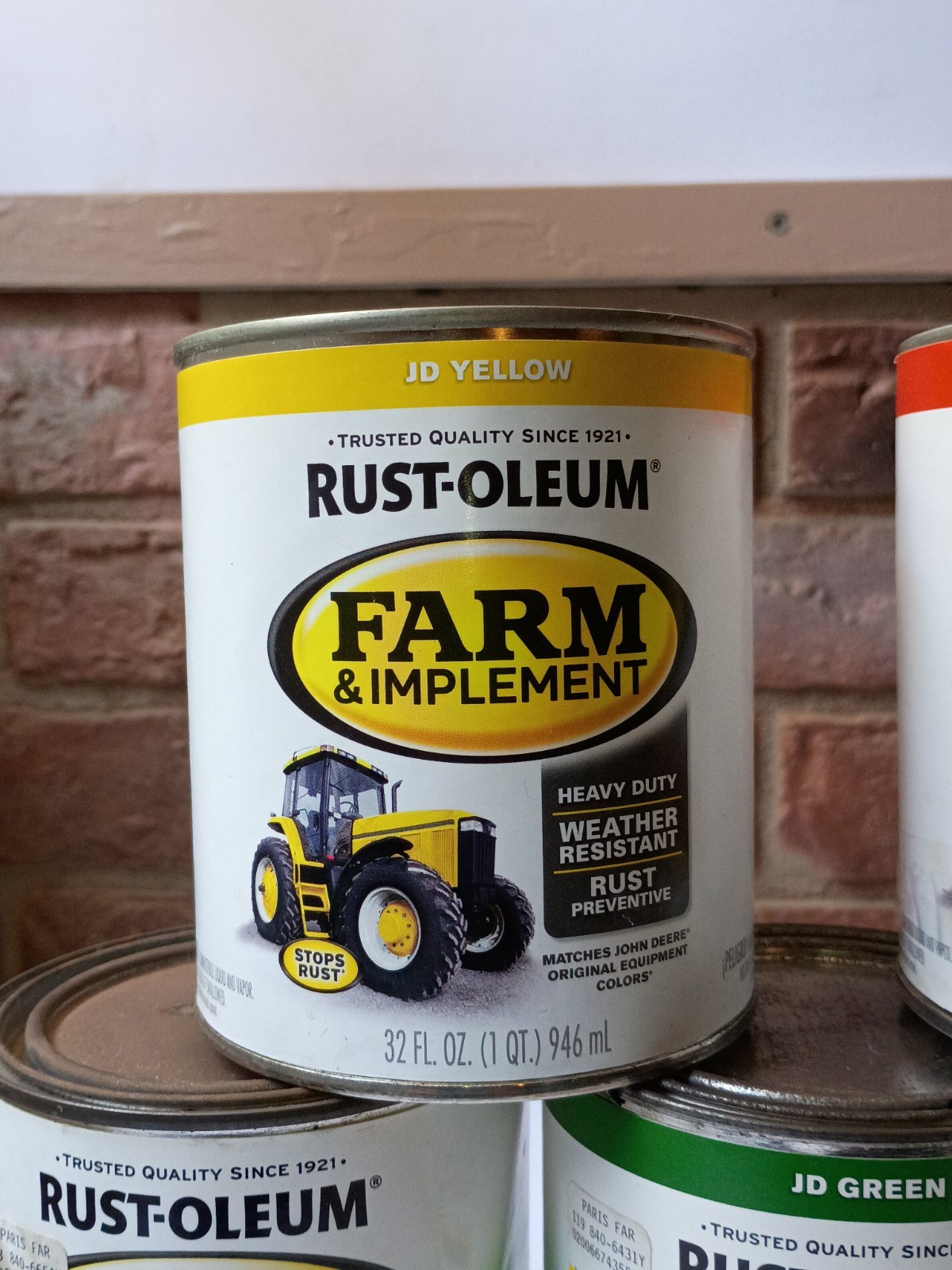 Rust-Oleum® Farm & Implement Enamel Paint – 1 qt. (Choose your color)