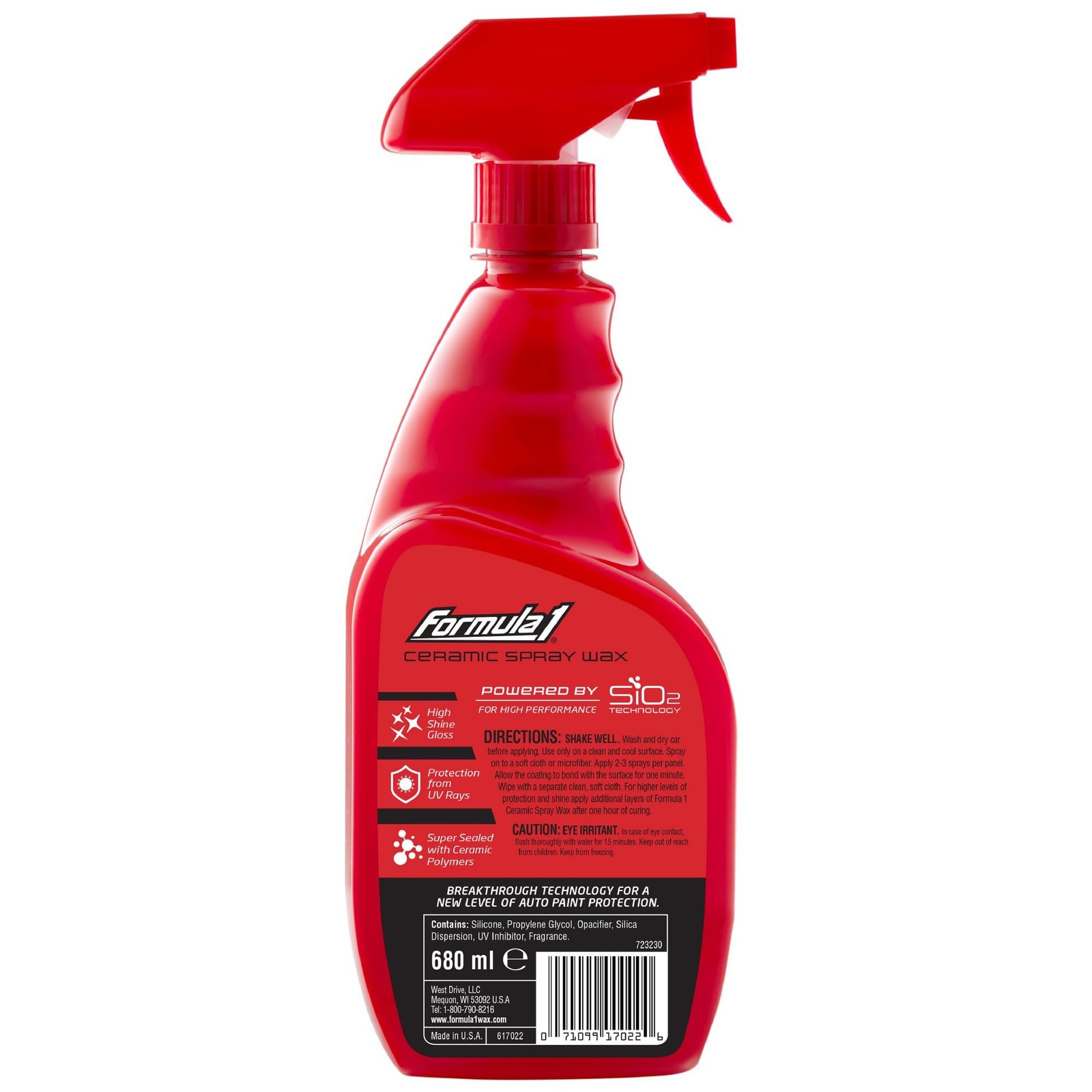 Formula 1 Ceramic Spray Detailer (23 oz.) – Ultimate Glossy Shine and Protect…