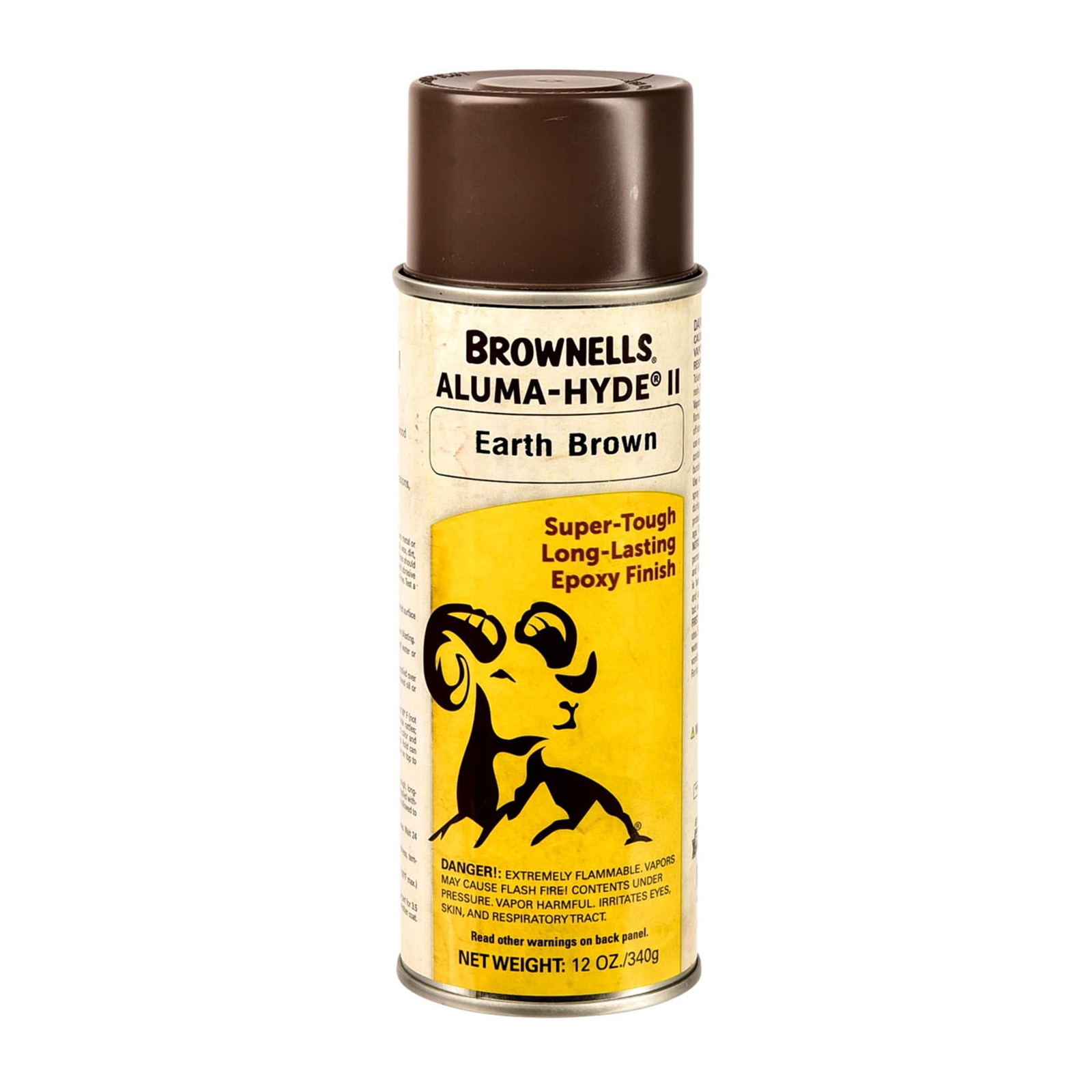 Aluma-Hyde 2 Epoxy Based Firearms Finish Aerosol Can Earth Brown