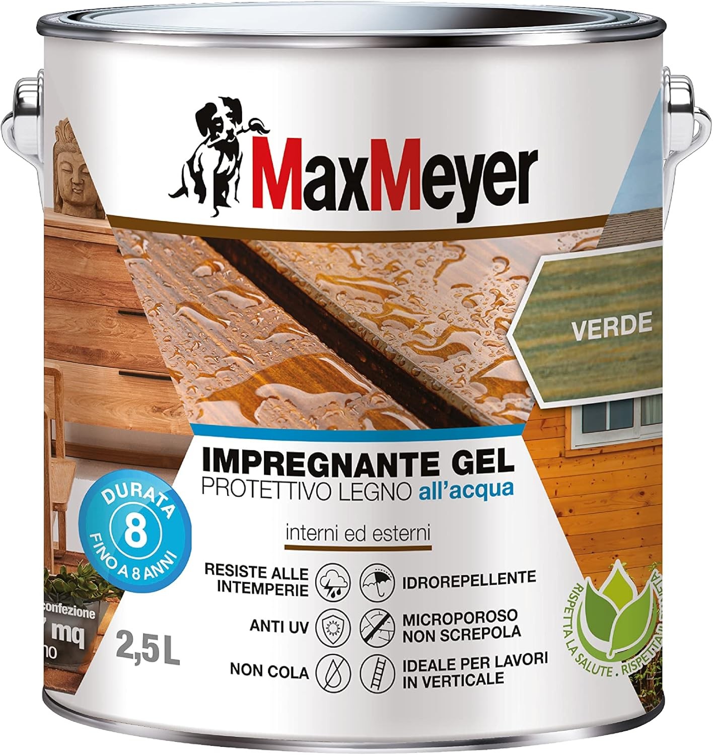 MAXMEYER GREEN WATER GEL IMPREGNATOR 2.5L