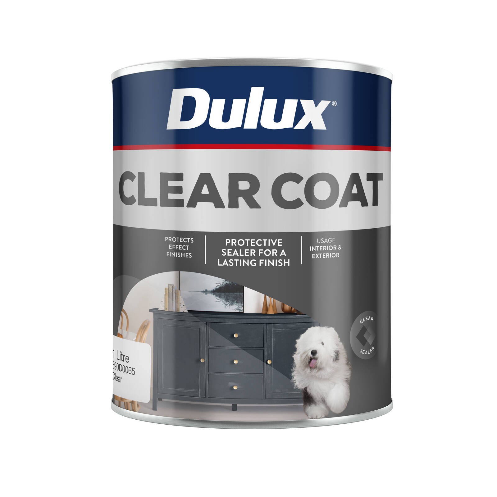 Dulux 1L Design Clear Top Coat