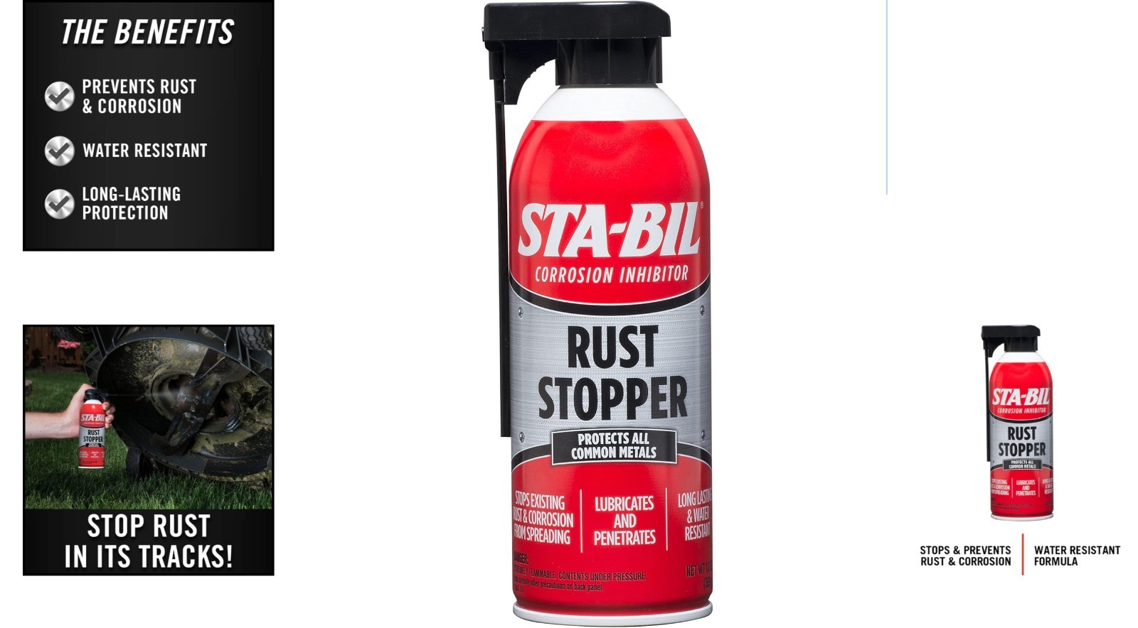 14 Oz Rust Stopper: Ultimate Anti-Corrosion Spray for Cars, Bikes & Boats