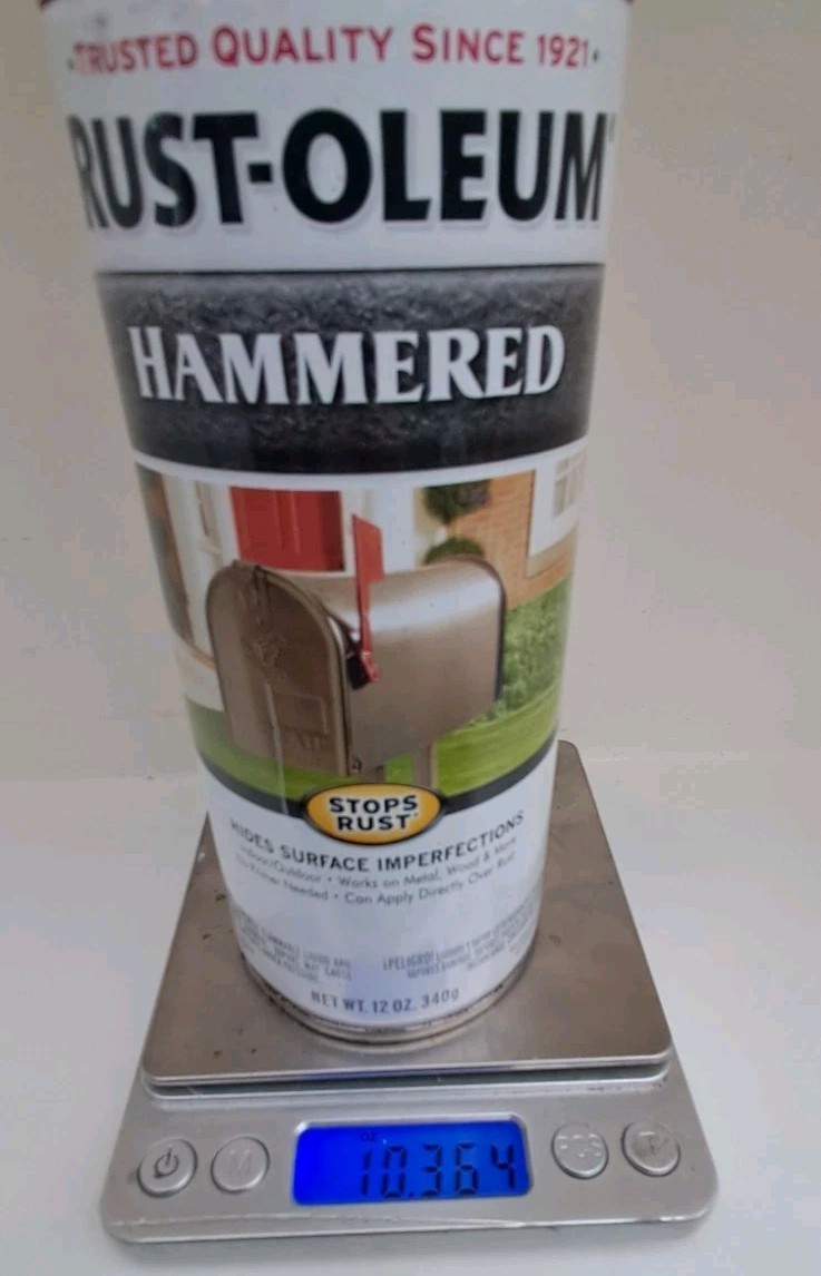 Rust-Oleum Hammered Bright Red 7217, Can Is 78% Full- Stored Well