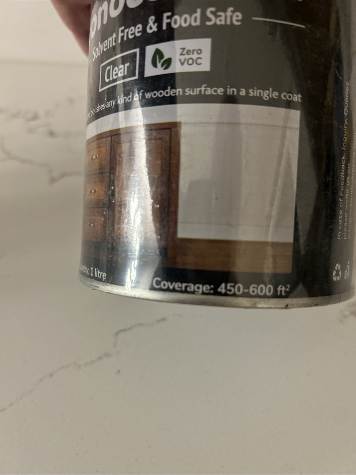 MAGNIFICO MONOCOAT OIL, Clear, 1 Liter: Wood, Epoxy, Metal Solvent Free FoodSafe