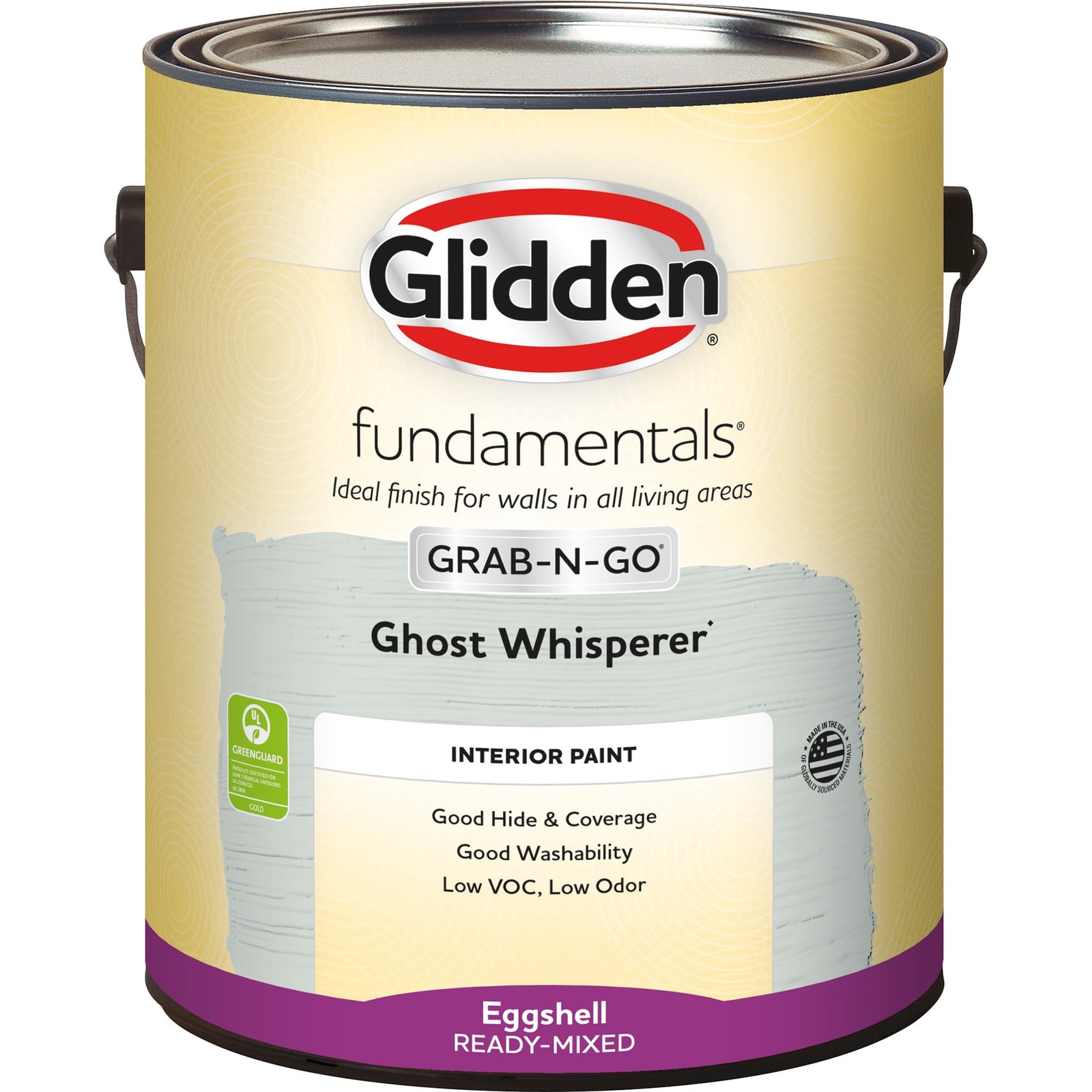 Glidden Fundamentals Grab-N-Go Ghost Whisperer / Gray, Blue Eggshell , 1 Gallon
