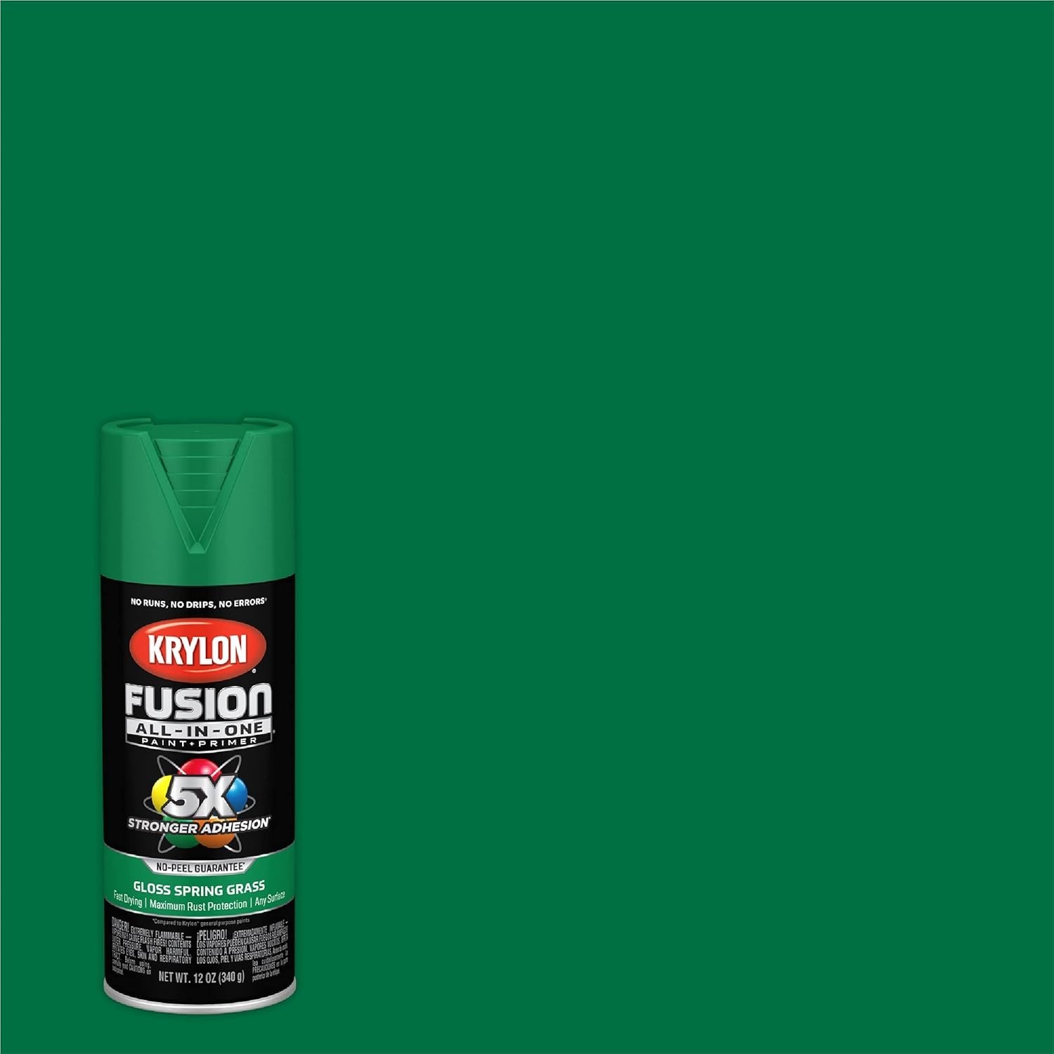 Spring Grass Adhesive Spray Paint 12 oz – Indoor/Outdoor Rust Resistant Finish