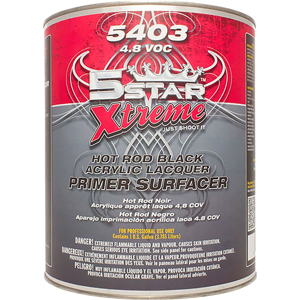 BLACK HOT ROD LAQ PRIMER 5ST-5403-4 – 2 Each