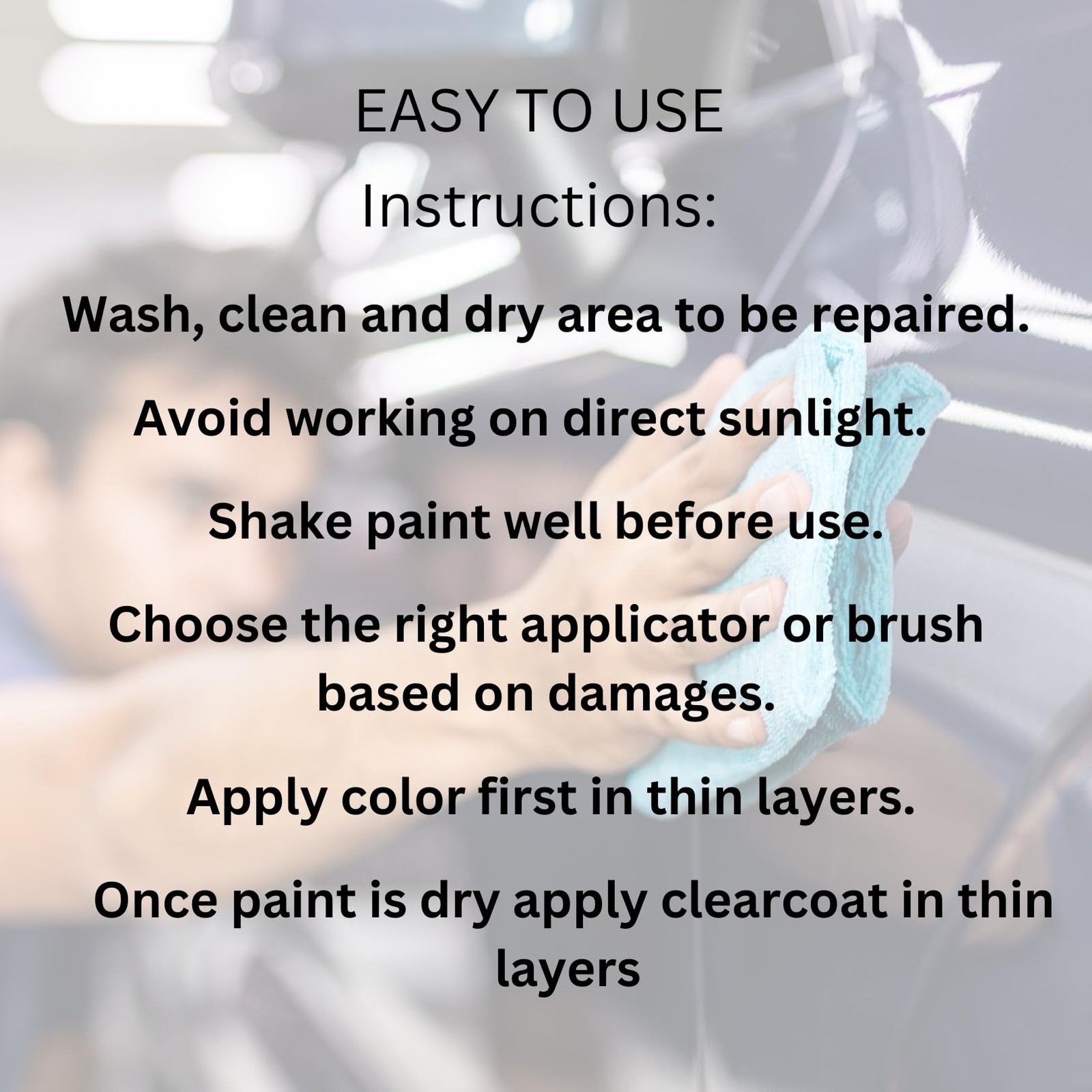 – Exact-Match Touch Up Paint Kit, Compatible with GMC/CHEVY/CADILLAC, Garn