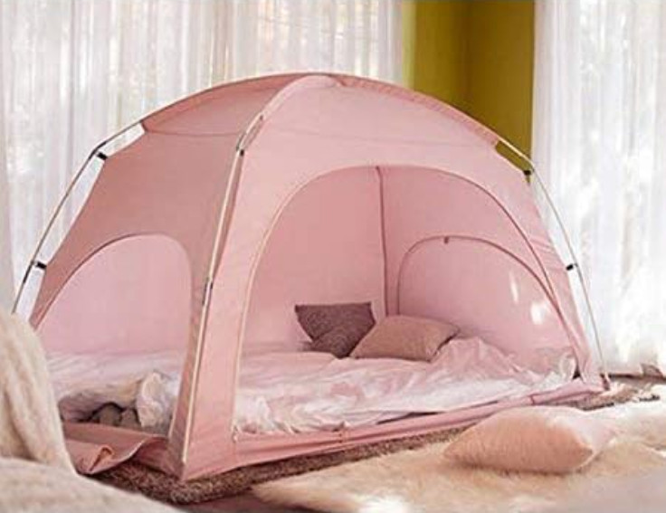 Privacy Play Tent Warm Tent on Bed and Cozy Sleep Bed Tent Pink Play Indoor Tent