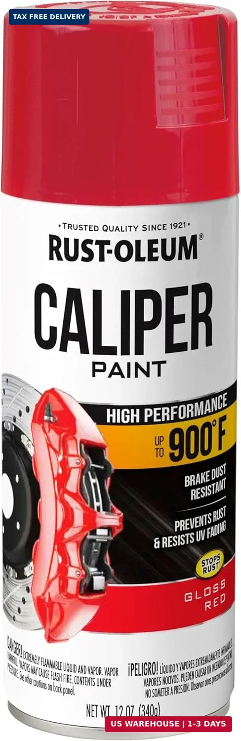 Rust-Oleum 251591 Caliper Spray Paint, 12 oz, Red