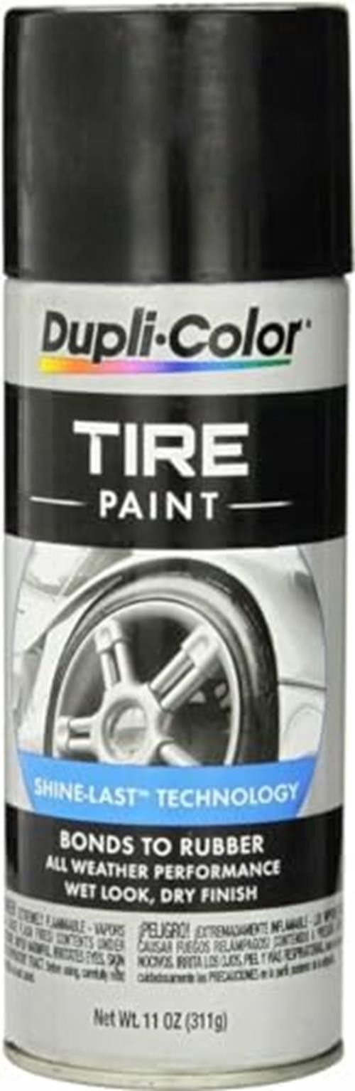 Dupli-Color TP101 Tire Paint – Black Spray Paint – 11 oz. Assorted Colors