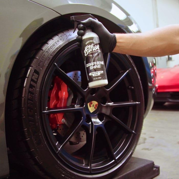 Ethos Graphene Shine – Trim & Tire Shine Spray, High 16 Fl Oz (Pack of 1)