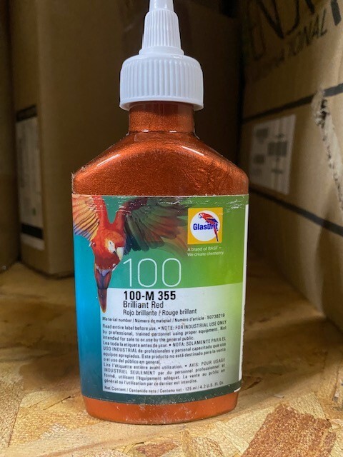 Glasurit 100-M-355, Brillant Red, 0.5 L / 16.9 oz, EXP 05/15/2027