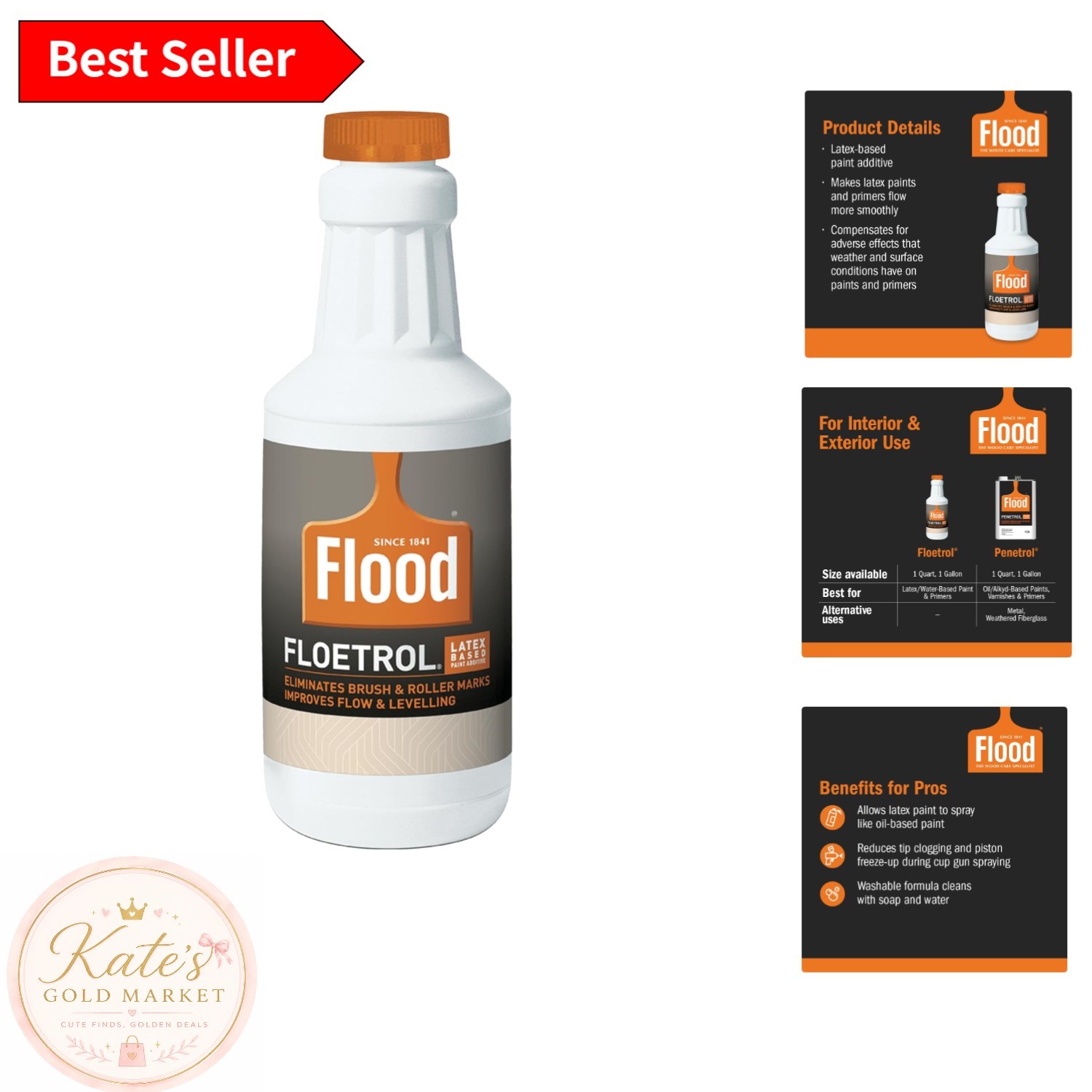 Floetrol 1 Quart Clear Latex Paint Additive – Elevate Your Painting Efforts