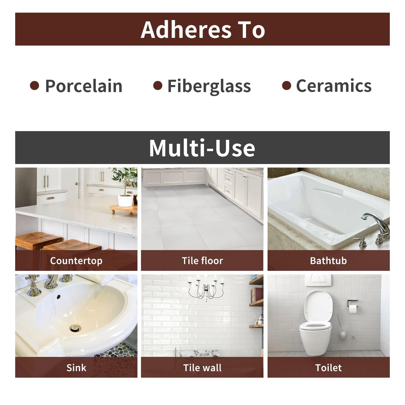 Waterproof White Tile Paint Spray for Bathtub & Bathroom Refinishing Kit – Ceram