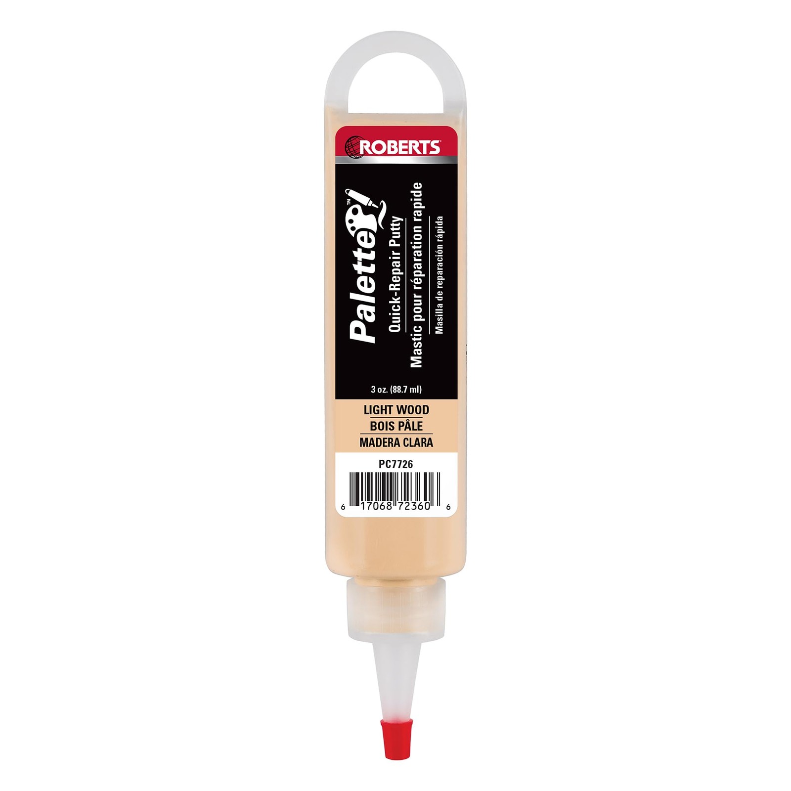 ROBERTS Palette Quick-Repair Putty for Wood, Laminate & Vinyl – 3 oz, Light