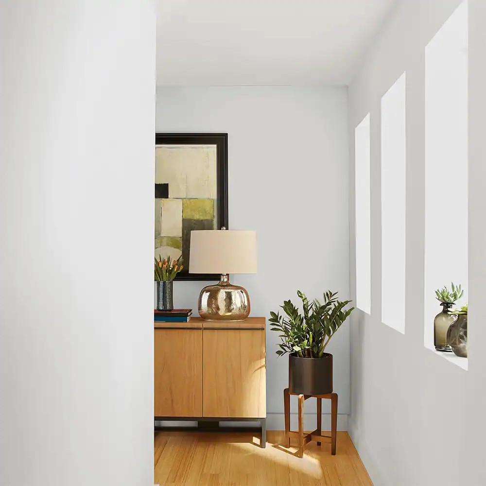 5 Gal. Ultra Pure White Ceiling Flat Interior Paint