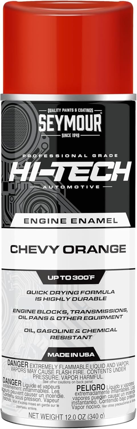 Seymour EN-48 Hi-Tech Engine Spray Paint, Chevy Orange 12 Ounce (Pack of 1)