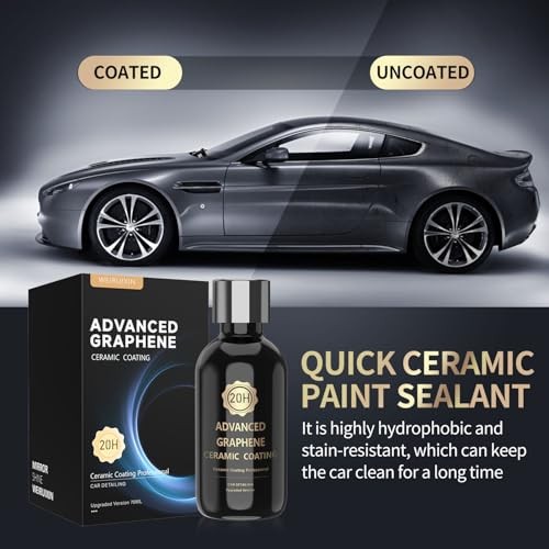 20H Advanced Graphene Ceramic Coating for Cars, Ceramic Car Auto Detailing kit