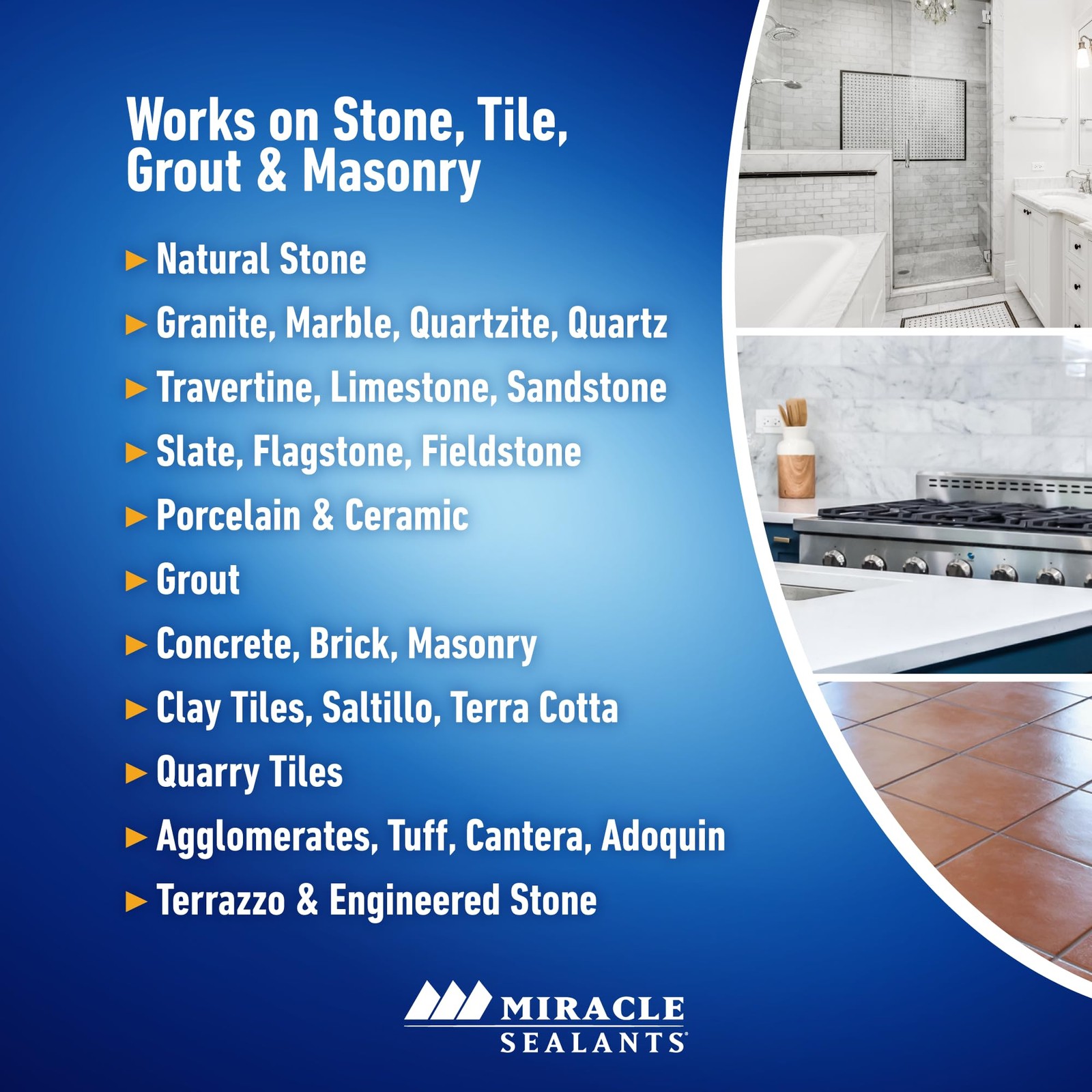 511 Impregnator Advanced Penetrating Sealer for Countertops, Stone, Tile & Gr…
