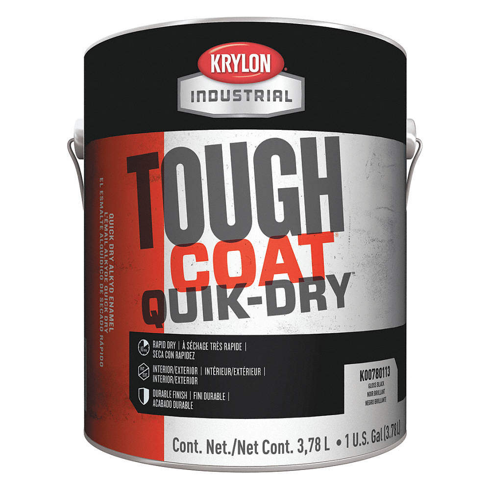 KRYLON K00787253-16 Enamel Paint,Clear,High Gloss,1 gal. 38EJ91