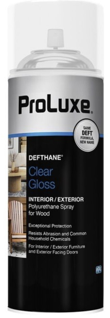 ProLuxe Deft PLX020S/54 Aerosol In/Out Gloss Clear Polyurethane Spray 11.5 Oz