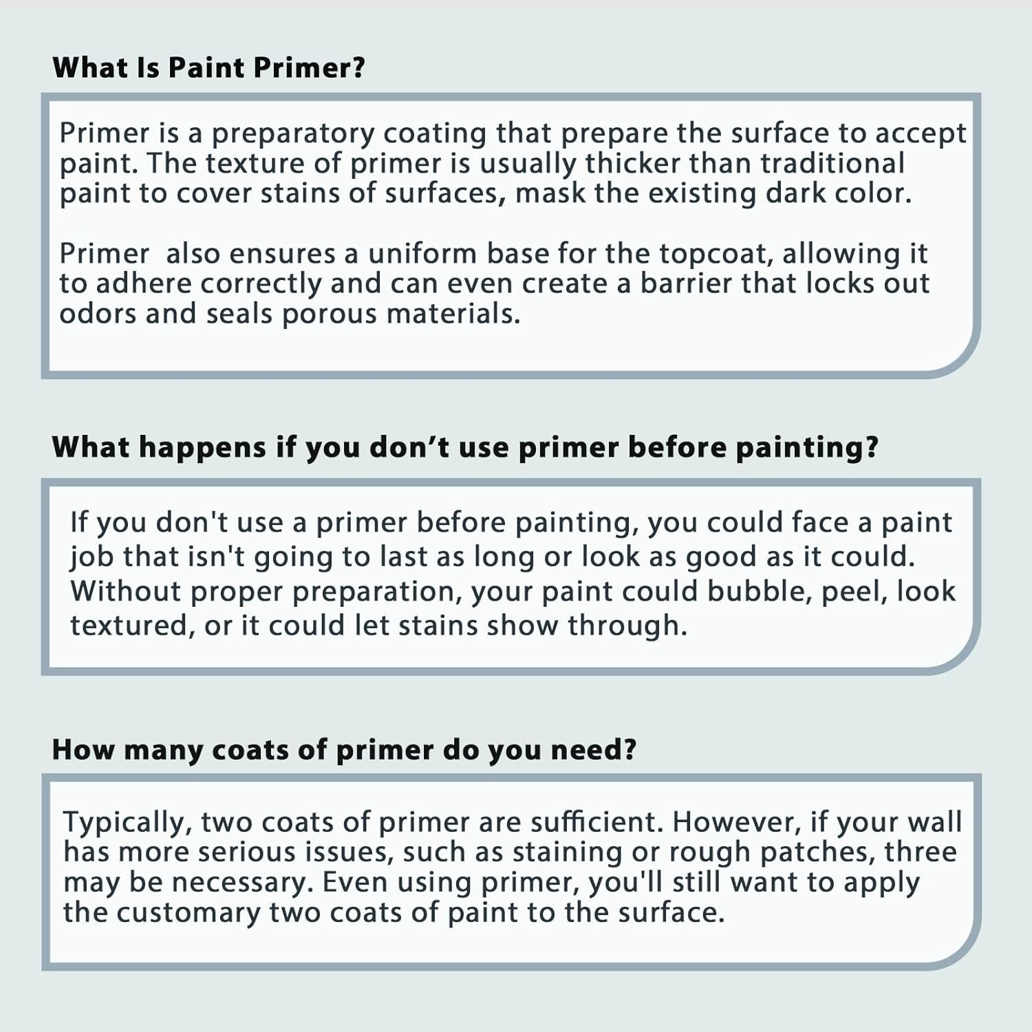 NADAMOO All Surface Primer Spray – One-Part Epoxy Primer Matte Gray, Pack of 4