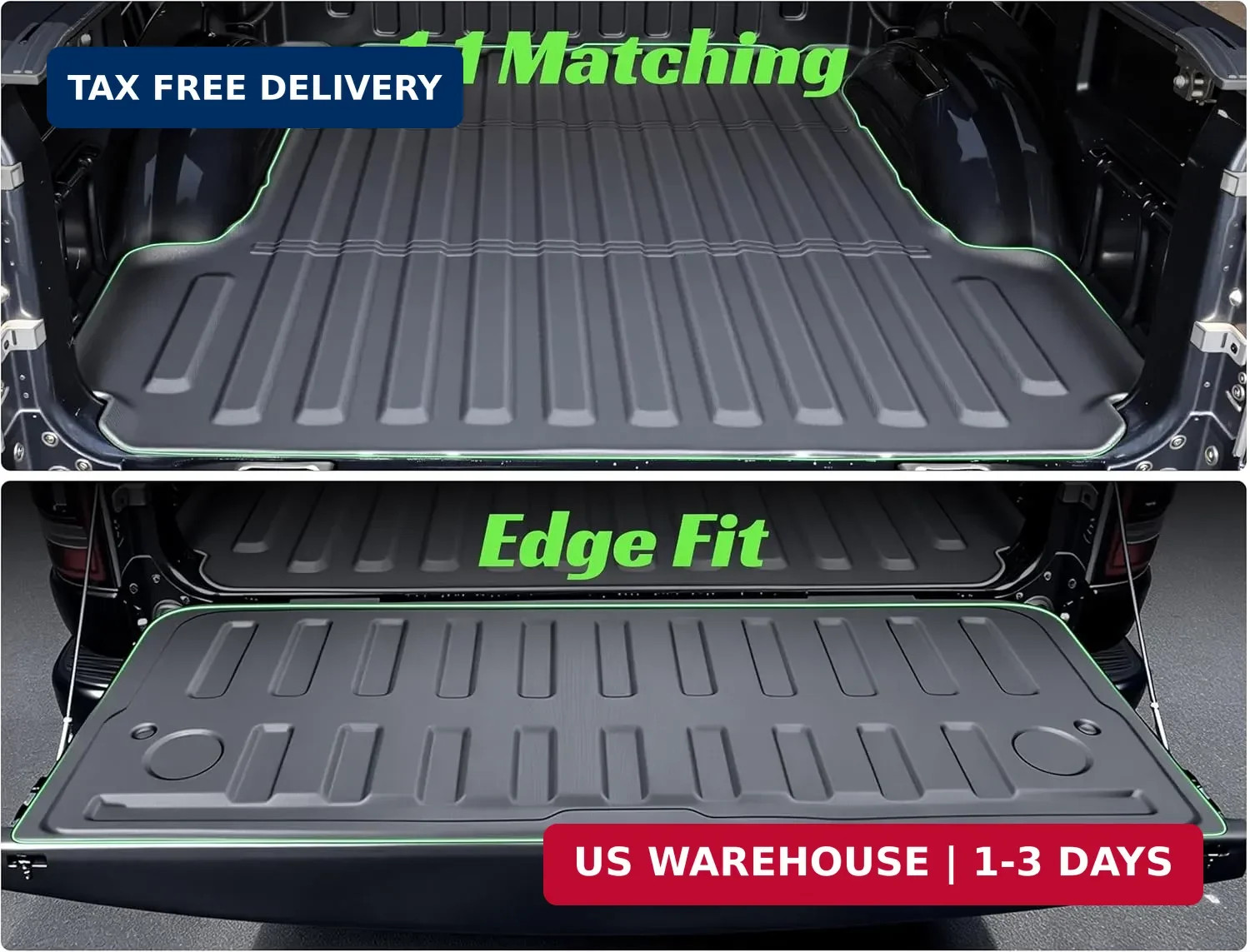 Truck Bed Liner & Tailgate Liner for Ram 1500/1500 RHO 2019-2026 Short Bed (5.7f