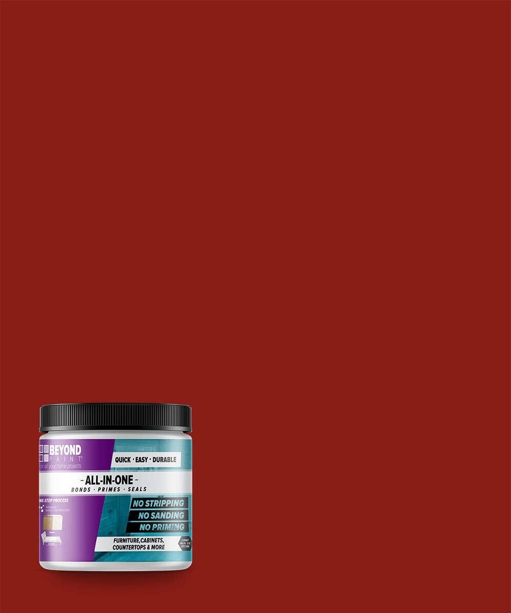 Beyond Paint All-in-One Refinishing Paint, No 16 Fl Oz (Pack of 1), Poppy