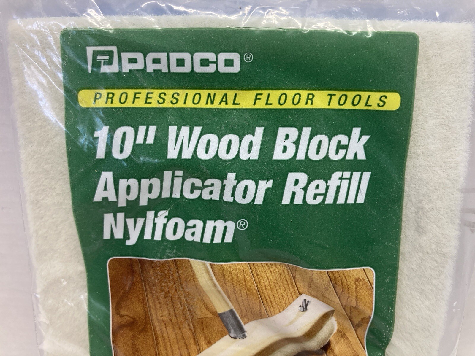 Wood Block Applicator PADCO – 10″ Refill Nylfoam New N Package. Free Shipping!!