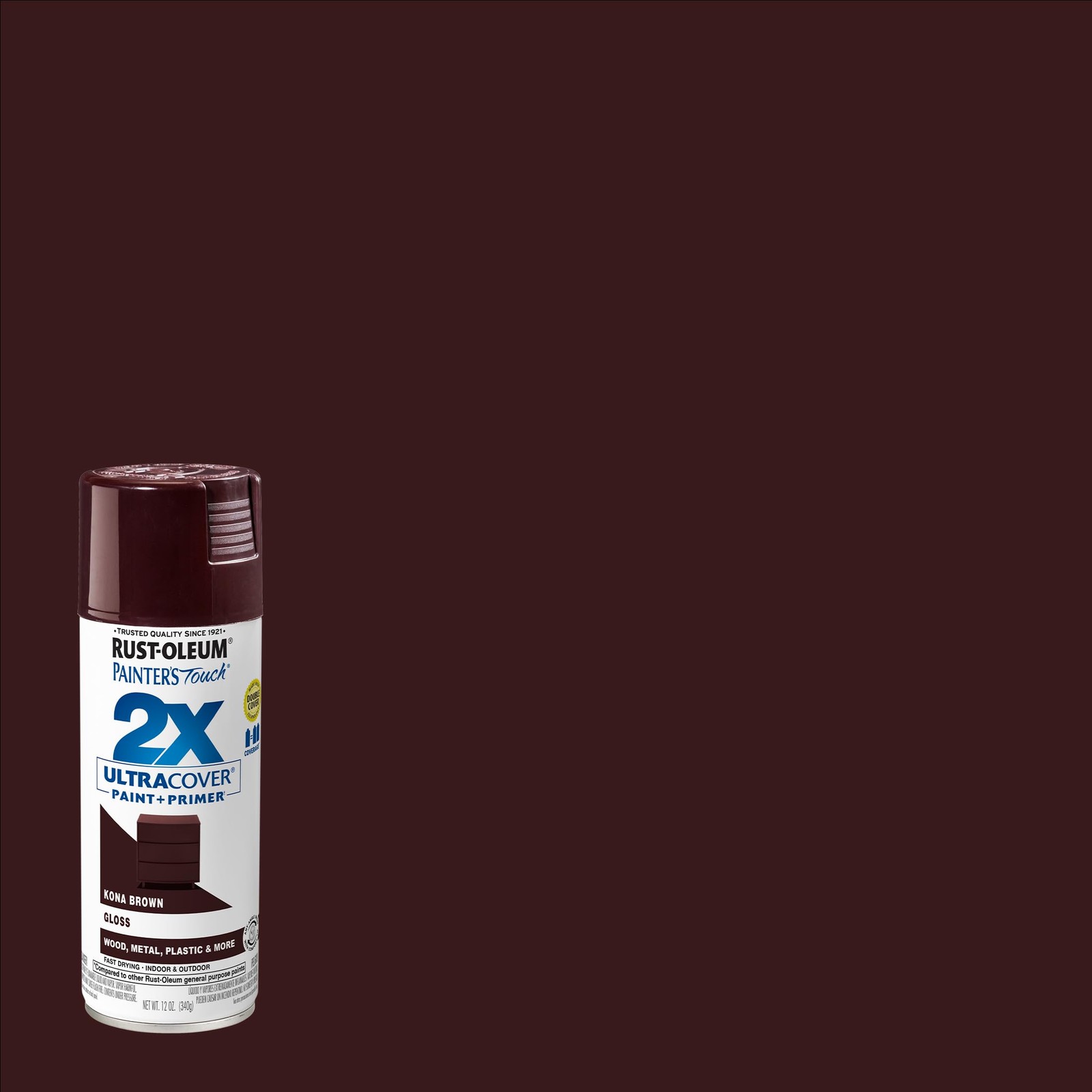 Rust-Oleum 249102 Painter’s Touch 2X Ultra Cover, 12 Ounce (Pack of 1), Gloss