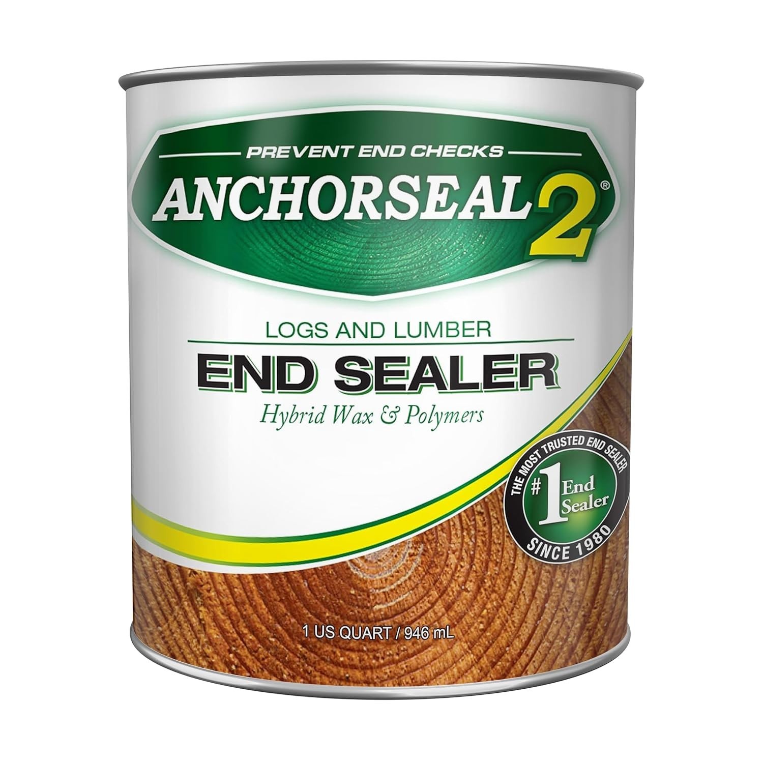 END SEAL Wood Sealer, Prevents up to 90% of end-checks, For turning blanks & bow