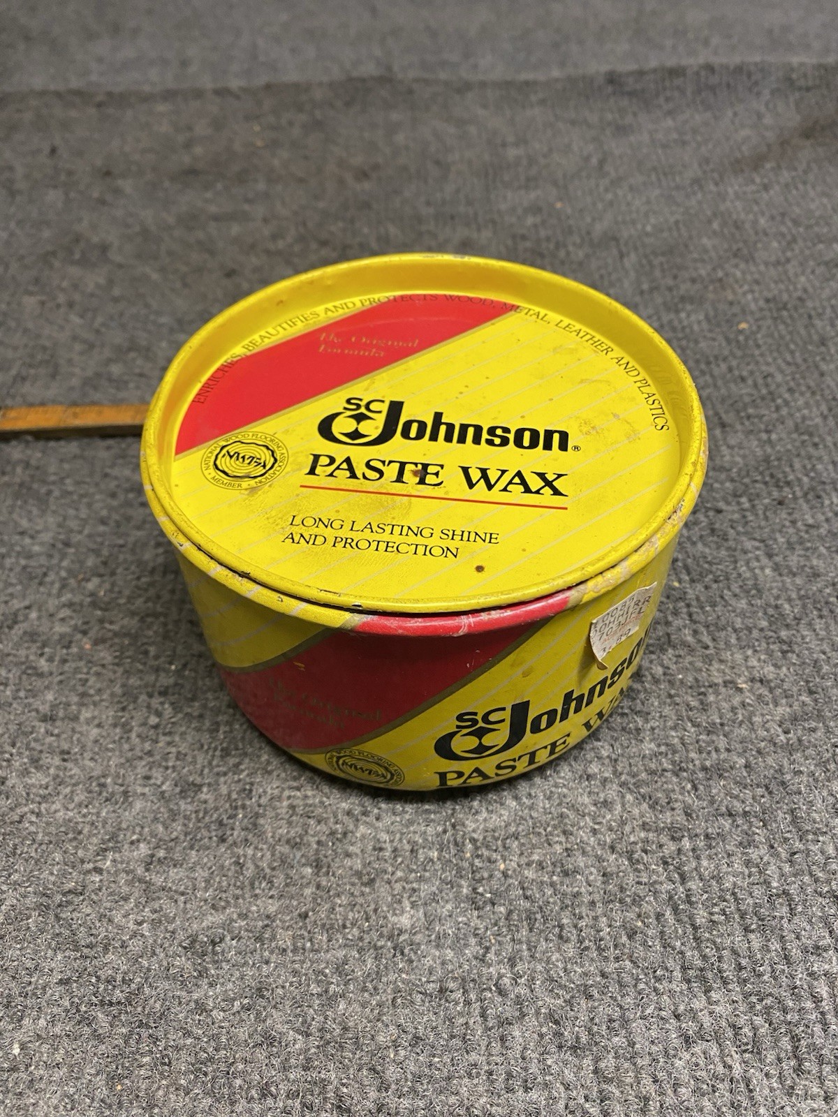 SC Johnson Paste Wax Original Formula 12 Oz 50% Full (Partial)
